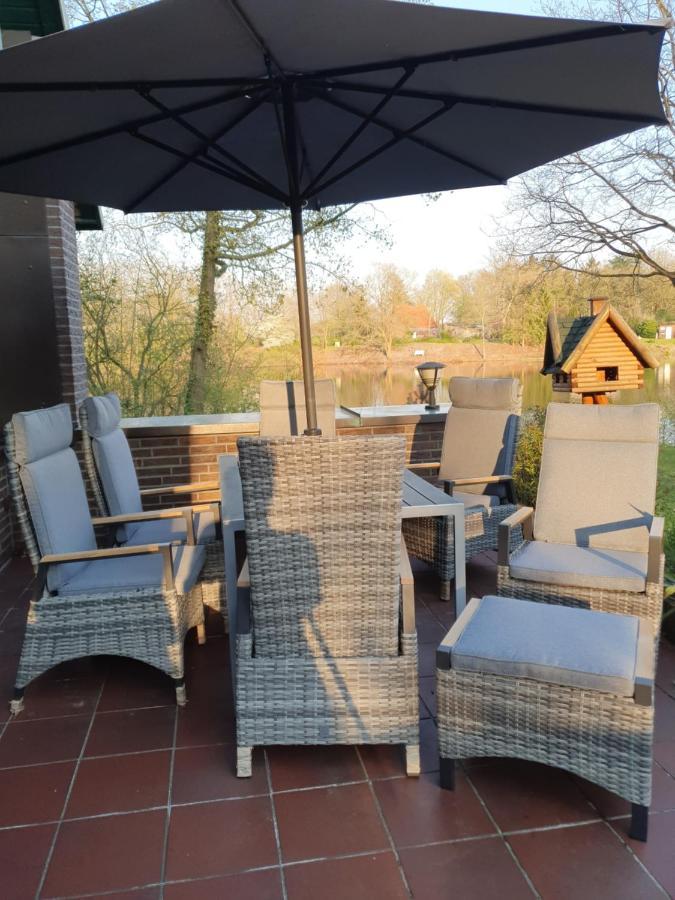 Ferienhaus Blauer See Mit Optionalem Hot-Tub Бокхорн Экстерьер фото